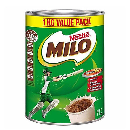 Sữa bột nestlé milo úc 1000g