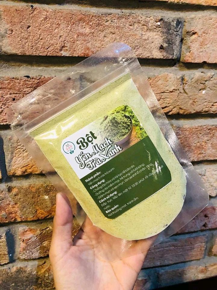 Bột Yến Mạch Trà Xanh Hanmade Nguyên Chất