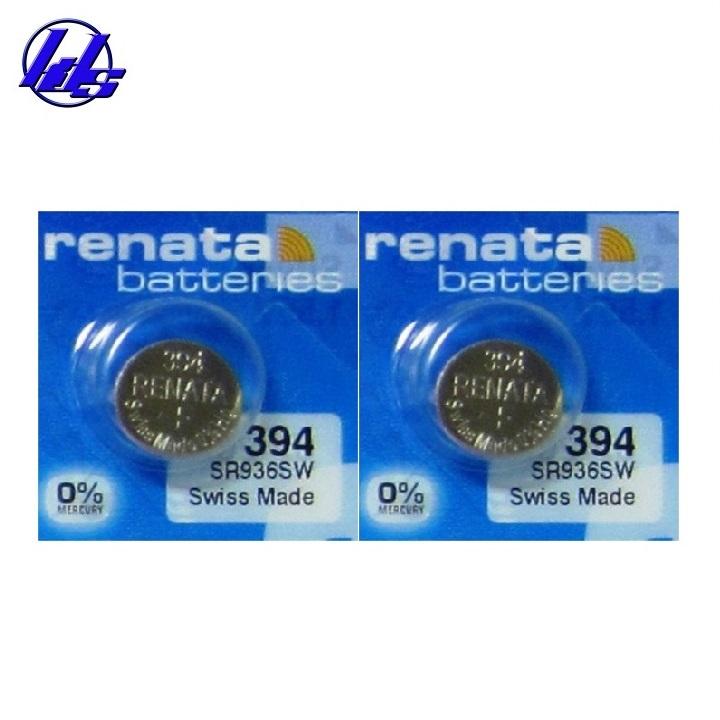 Combo 2 viên pin đồng hồ SR936SW 394 Renata Silver Oxide 1.55V
