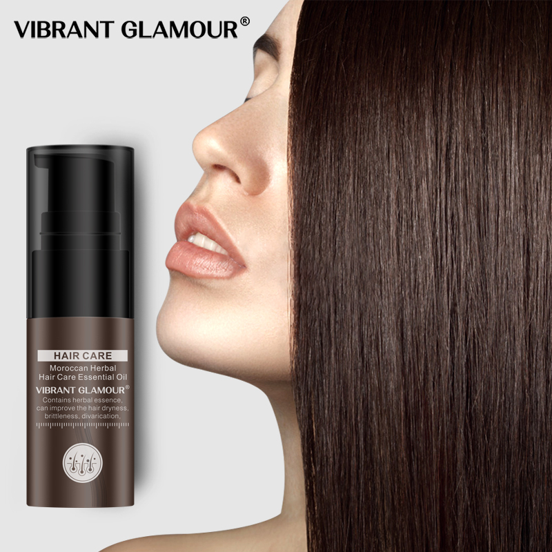 [HCM]VIBRANT GLAMOUR Moroccan Hair Essential Oil Hair Growth Liquid Nourish Repair Damaged Dry Hair Care