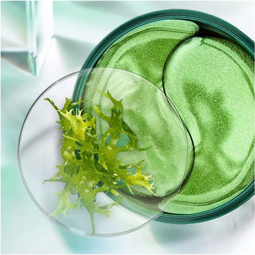 [YÊU THÍCH]Mặt Nạ Dưỡng Mắt Mờ Thâm Quầng Mask Mắt Bioaqua Tảo Biển-Mặt nạ mắt cấp ẩm chống lão hóa Bioaqua Màu Xanh (60 Miếng)