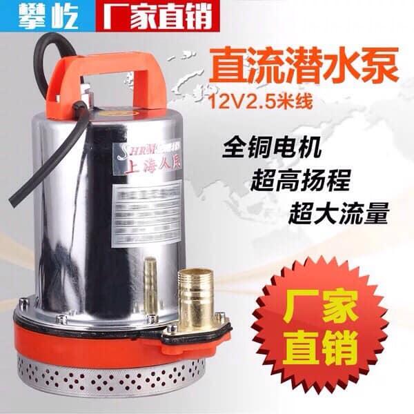 Máy bơm chìm B1 12v 180W H.Max: 12M Inox ( công ty )