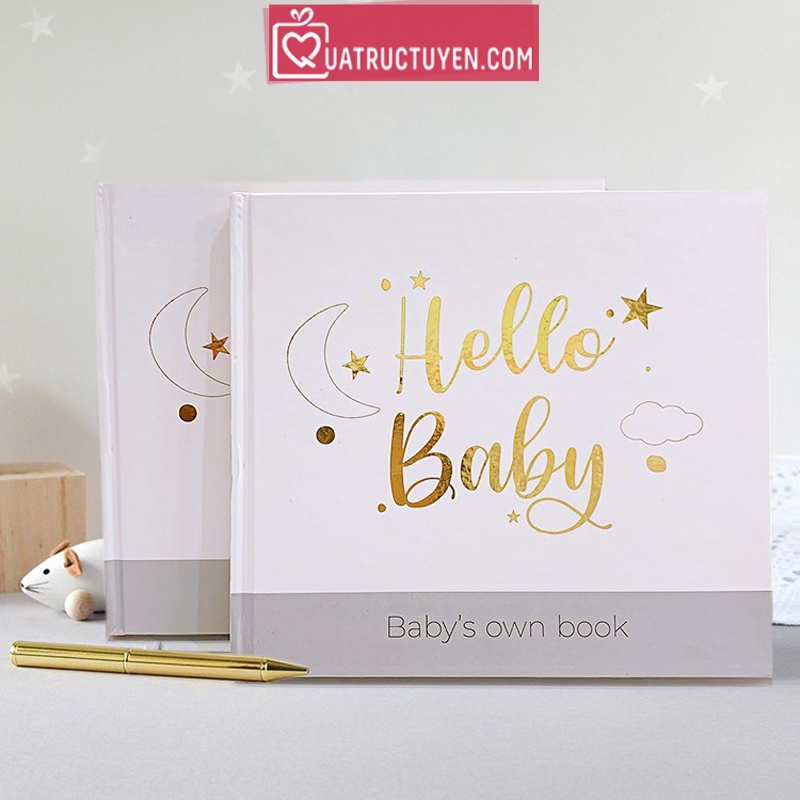 Sổ nhật ký cho bé Hello Baby - Lưu giữ những khoảnh khắc đầu đời đáng nhớ