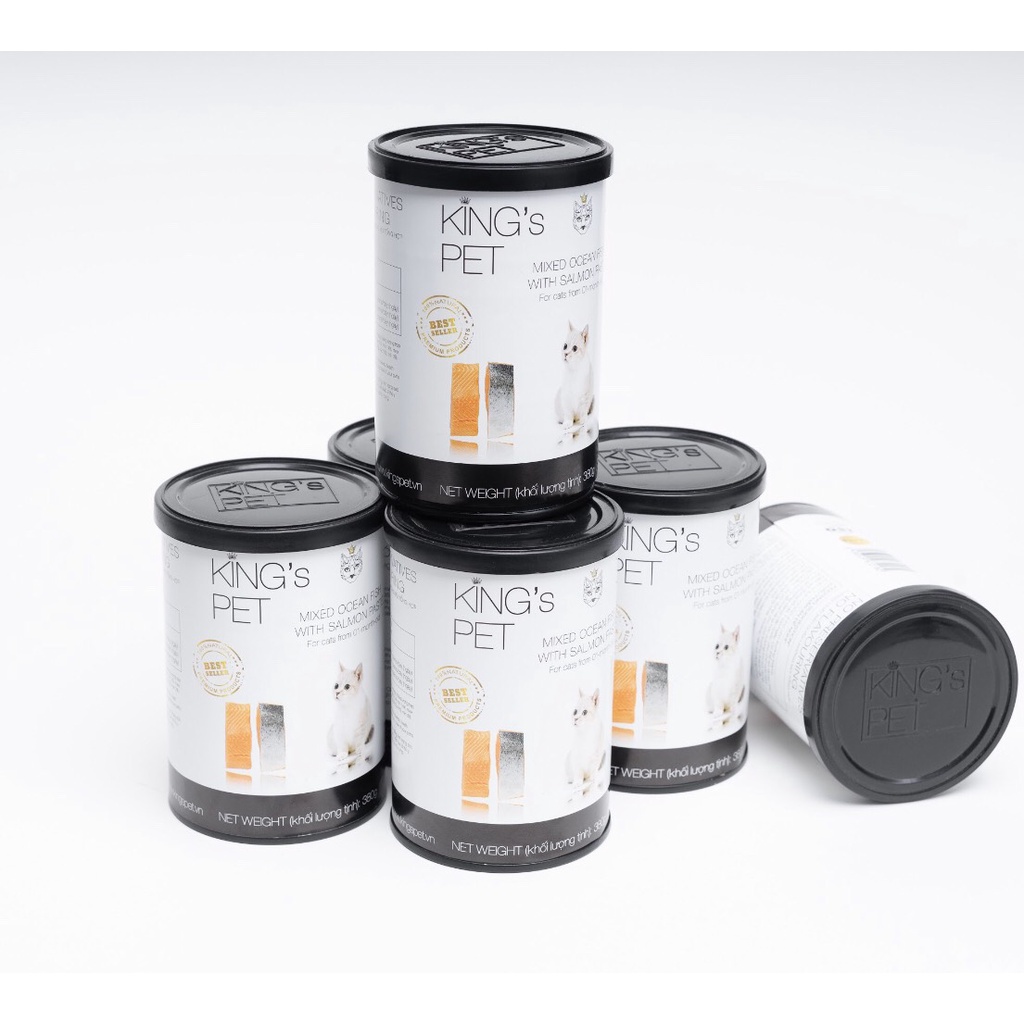Pate king's pet cho chó mèo 380g