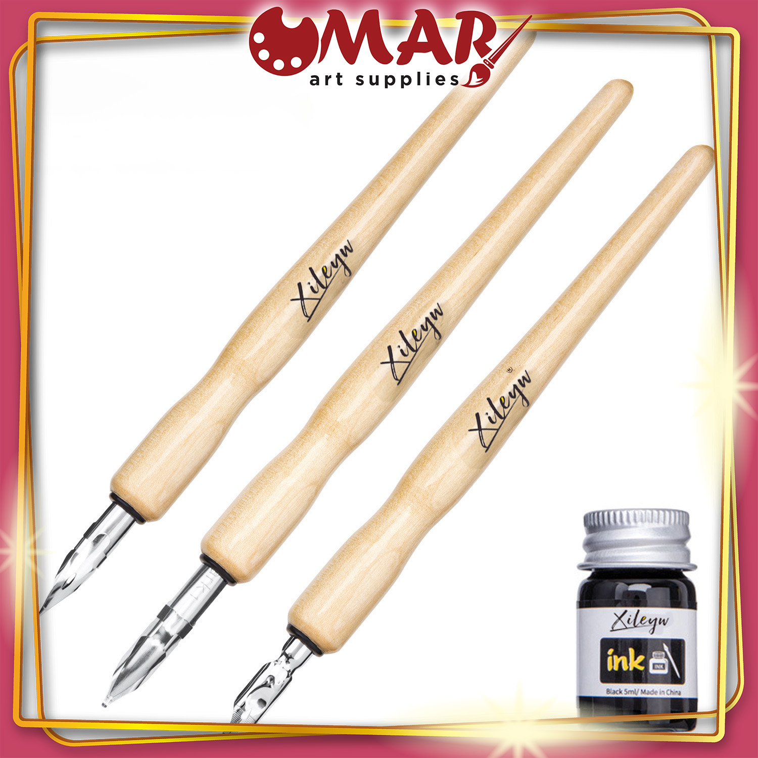 Bút sắt cao cấp vẽ skysis, truyện tranh manga tặng mực vẽ
