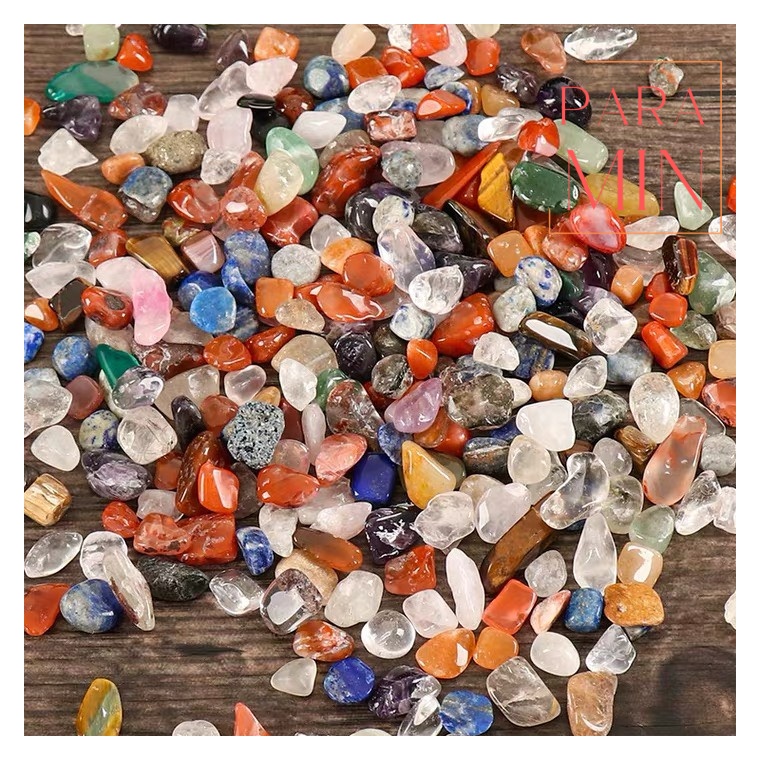 Đá Thạch Anh Tím Vụn Amethyst Đá Phong Thủy Tự Nhiên, Đá Thạch Anh Vụn Nhiều Màu Trang Trí Nhà Cửa, Vụn Đá Thanh Tẩy Đã Mài Nhẵn Bóng
