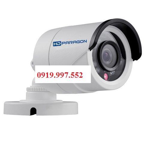 Camera hdparagon hds-1885dtvi-ir 2.0 megapixel, ir 20m, f3.6mm, vỏ sắt chống va đập