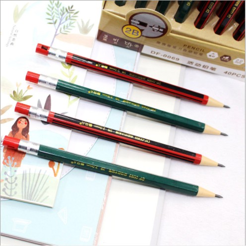 Combo 5 Bút Chì Bấm 2 Đầu Ngòi 2.0Mm Loại Đẹp