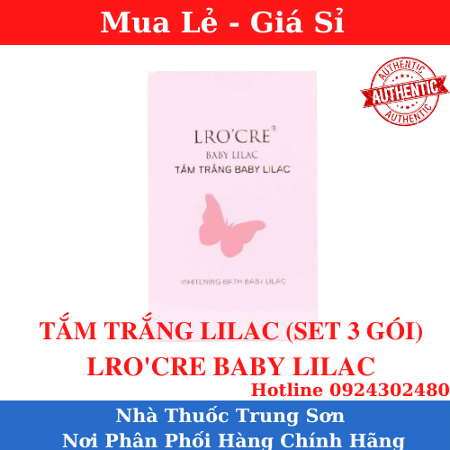 Tắm trắng baby lilac sét 3 gói- ts02