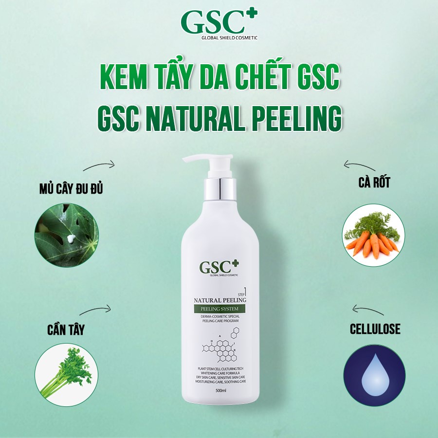 Kem tẩy da chết gsc 500ml