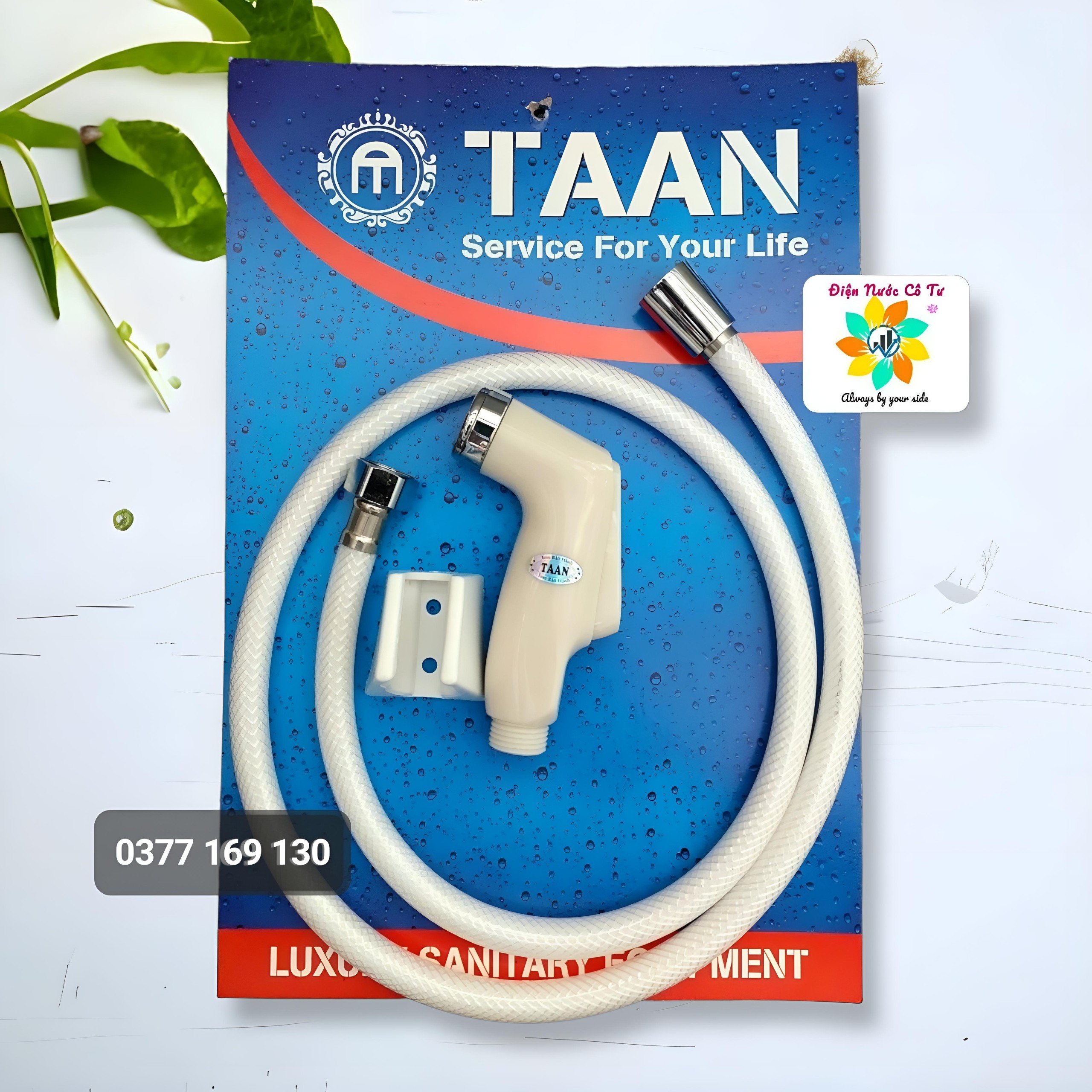 Bộ vòi xịt vệ sinh xịt toilet Nhựa dây dài 1.5m