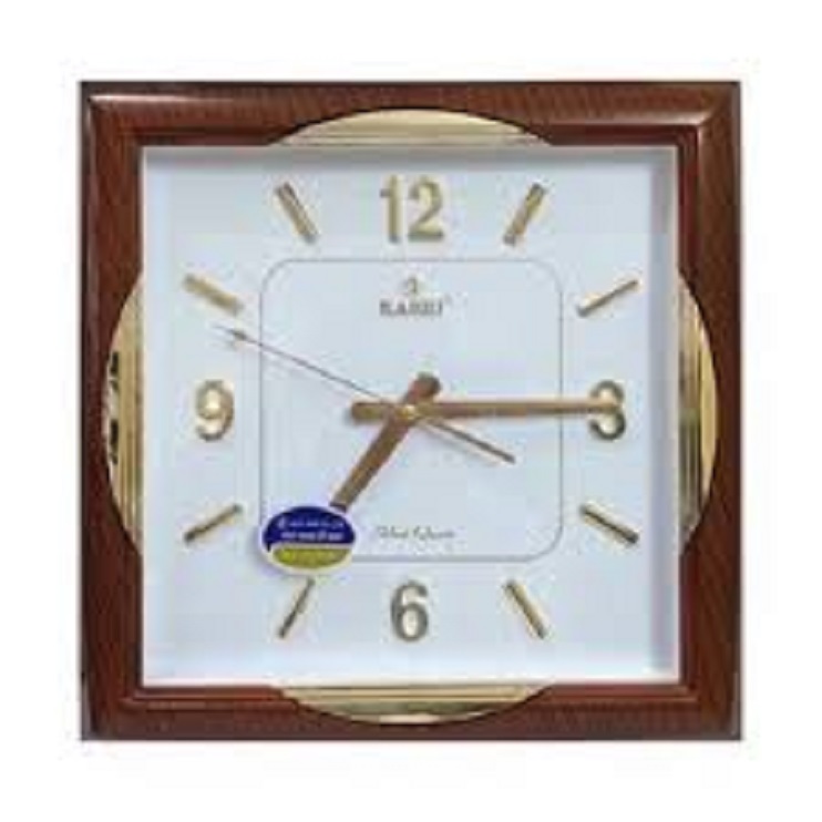 Đồng hồ treo tường Kashi K77 (Nâu)- Hàng nhập khẩu