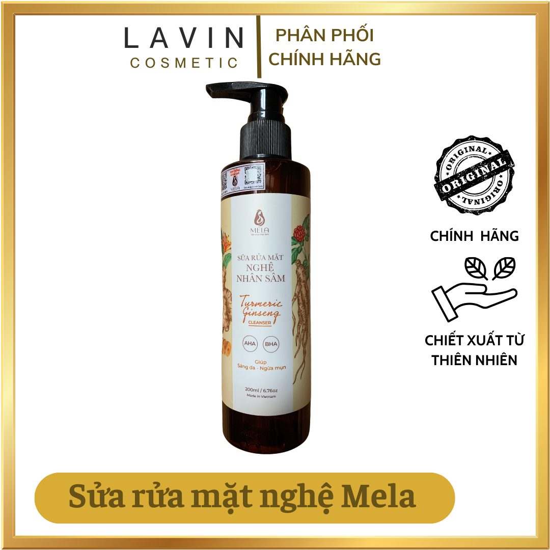 Sửa rữa mặt nghệ nhân sâm Mela