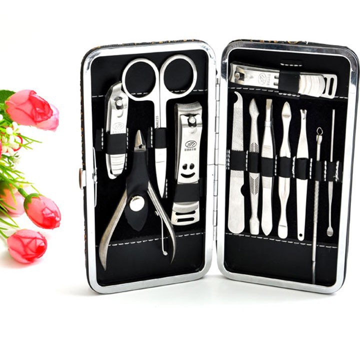 Bộ Kiềm Cắt Móng 12 Món Lớn (Hàng Cao Cấp) - Bộ Cắt Móng Tay 12 Món Tiện Dụng - Bộ Kềm