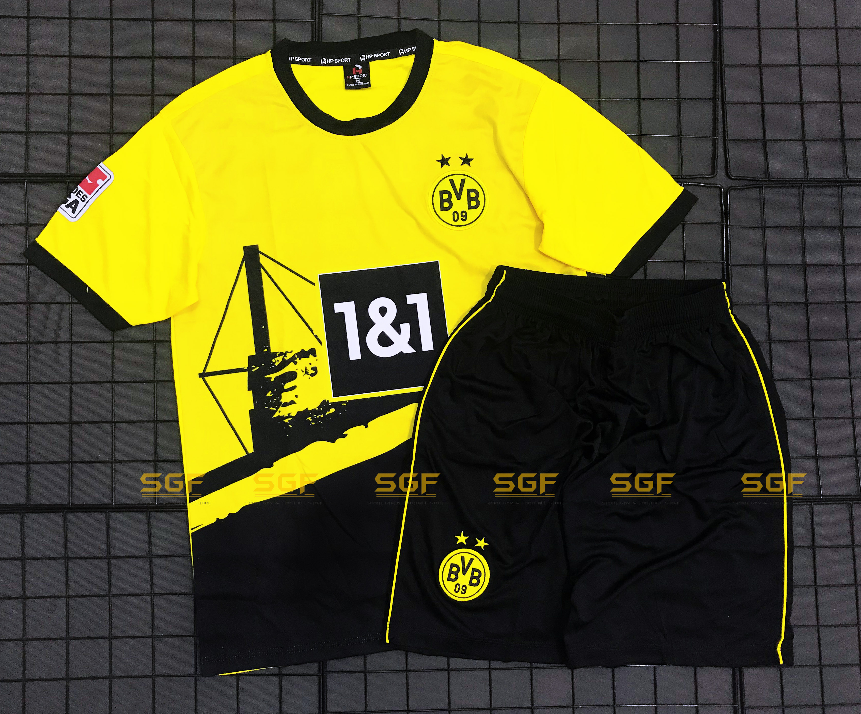 Quần Áo Bóng Đá DORTMUND vàng sân nhà 2023