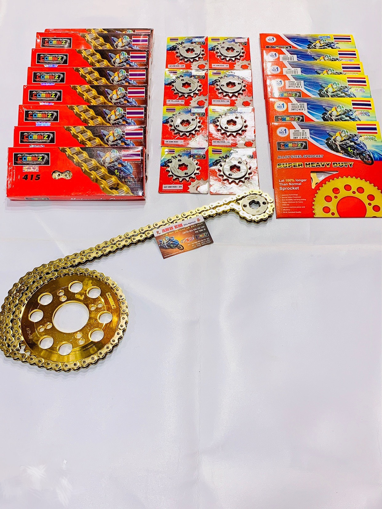 Bộ SND 7 ly Combiz cho xe Raider