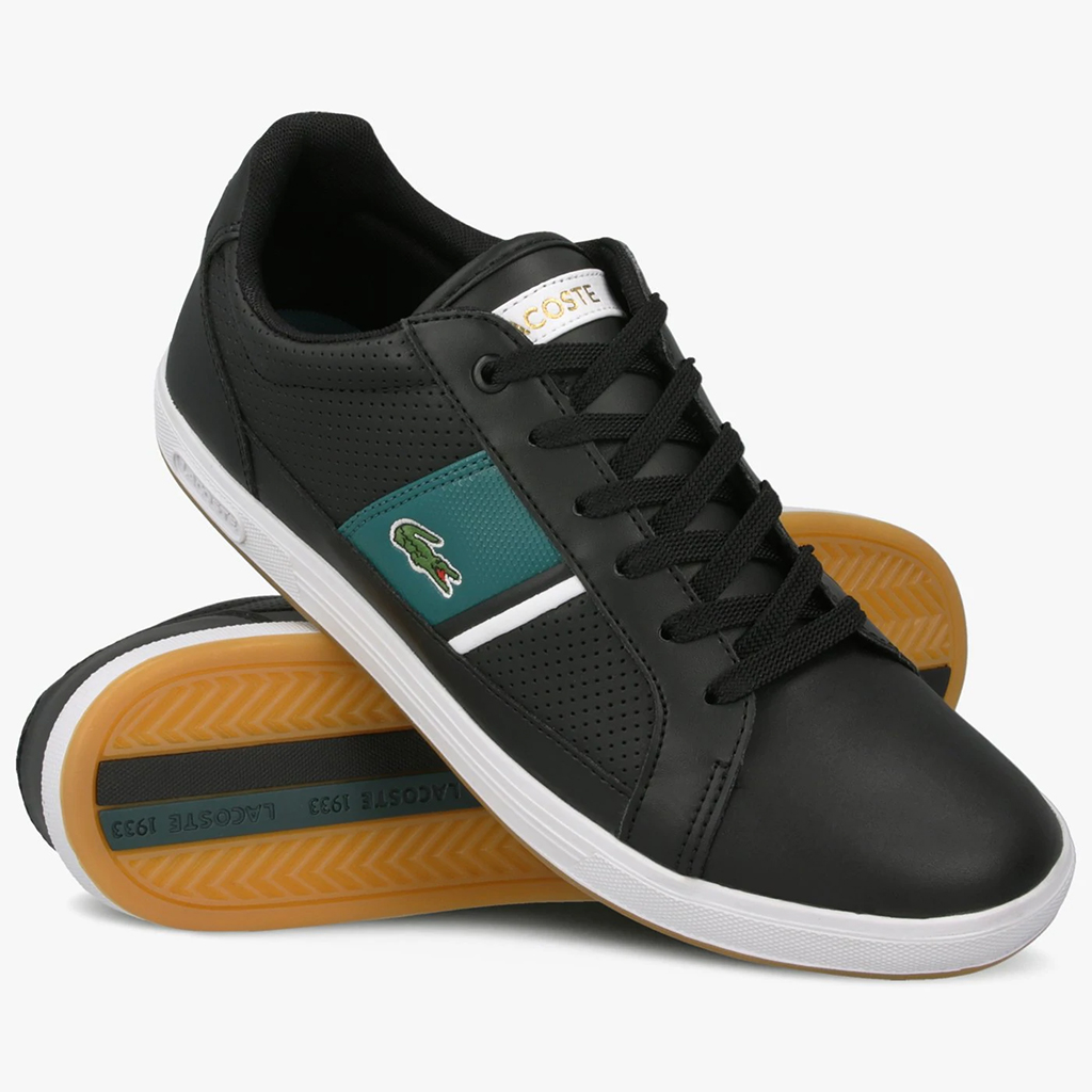 [FreeshipMAX] Giày Lacoste Europa 120 (Đen)