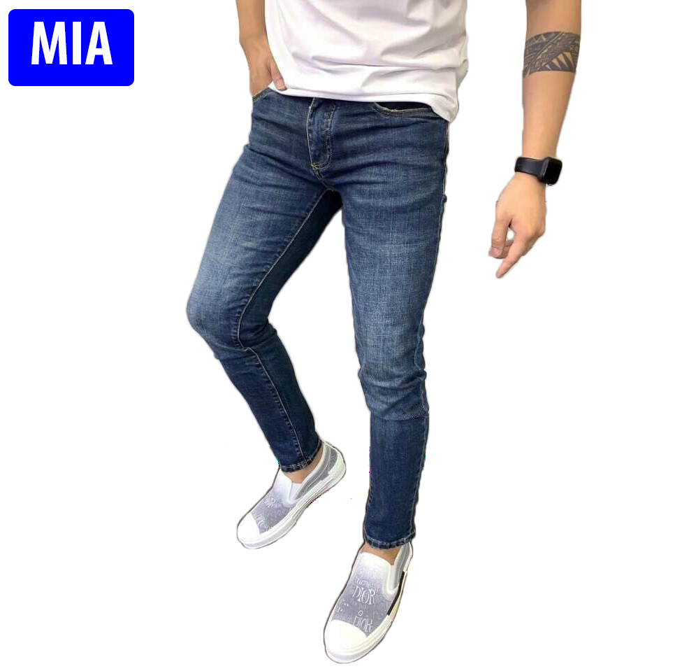 Quần Jean Nam Rách Jean Nam Màu Xanh Quần Rin Nam Quần Jean Ống Suông Quần Jean Nam Ống Rộng Thời Trang Mi-aFashion – Qjnhp00105