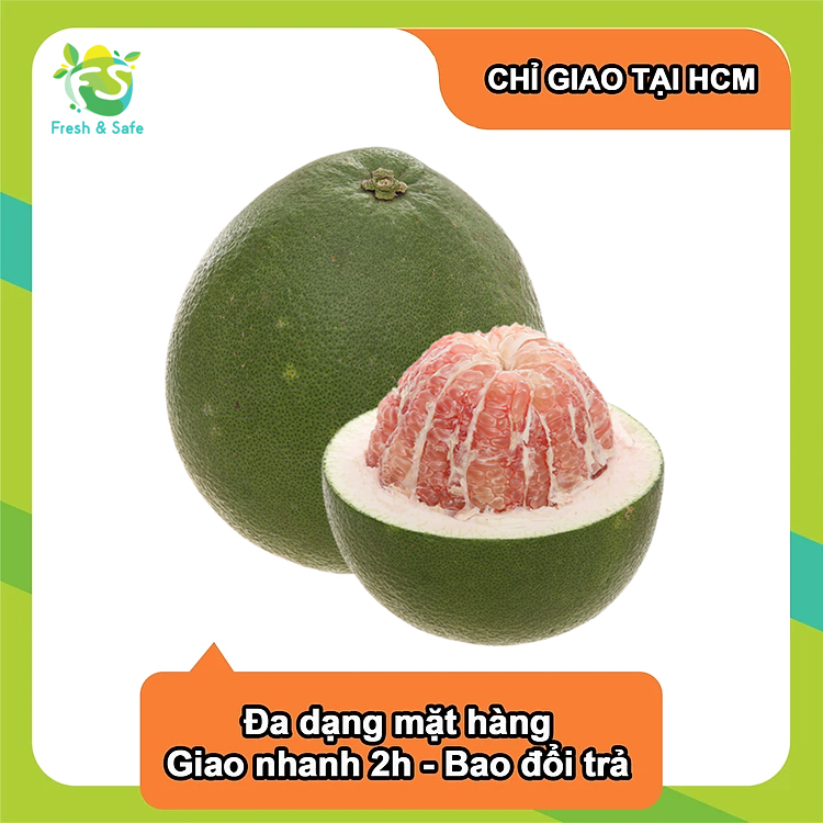 [ Chỉ Giao HCM] Bưởi da xanh - 6kg (sỉ)