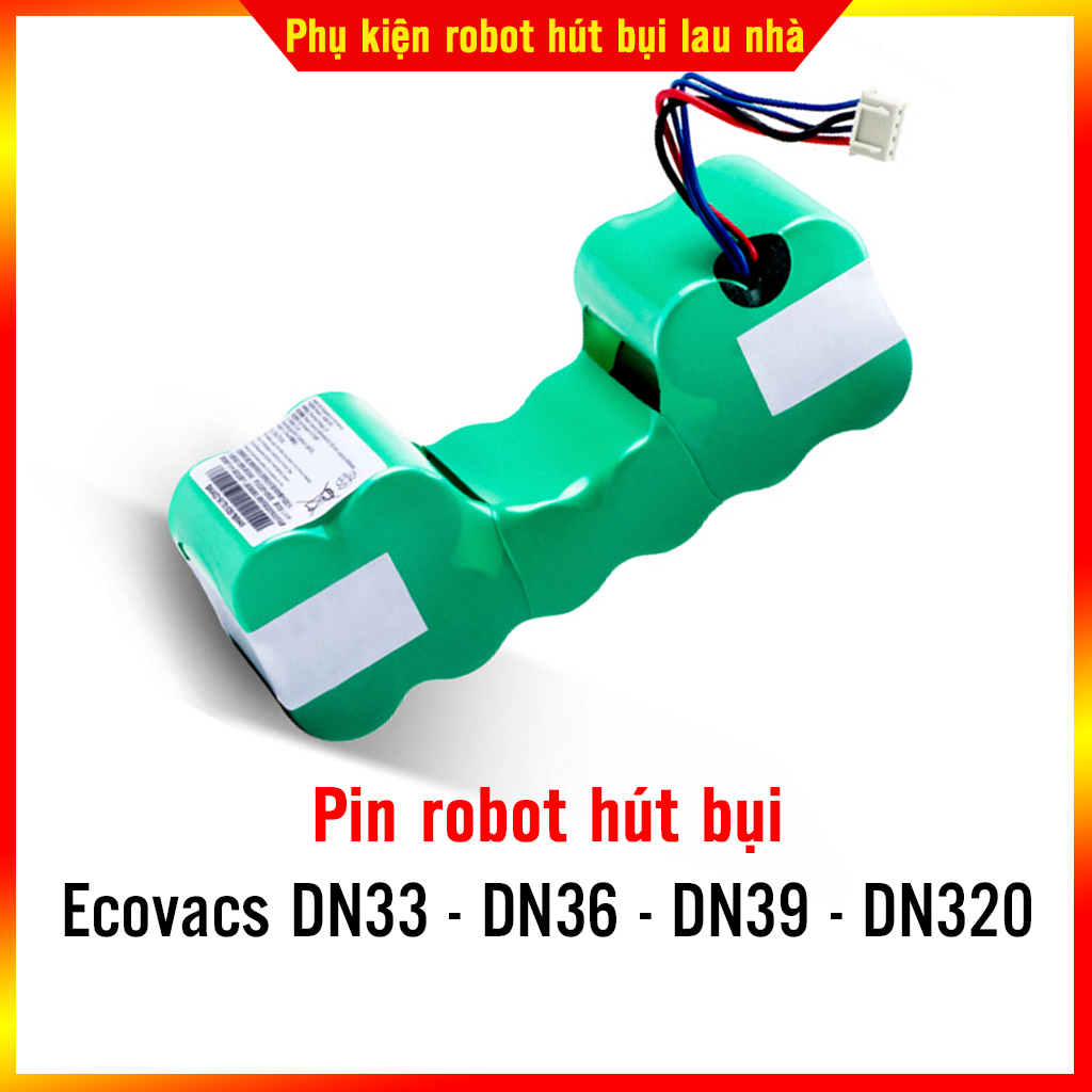 Pin robot hút bụi ecovacs dn33, dn36, dn39, dn320 - bảo hành 3 tháng