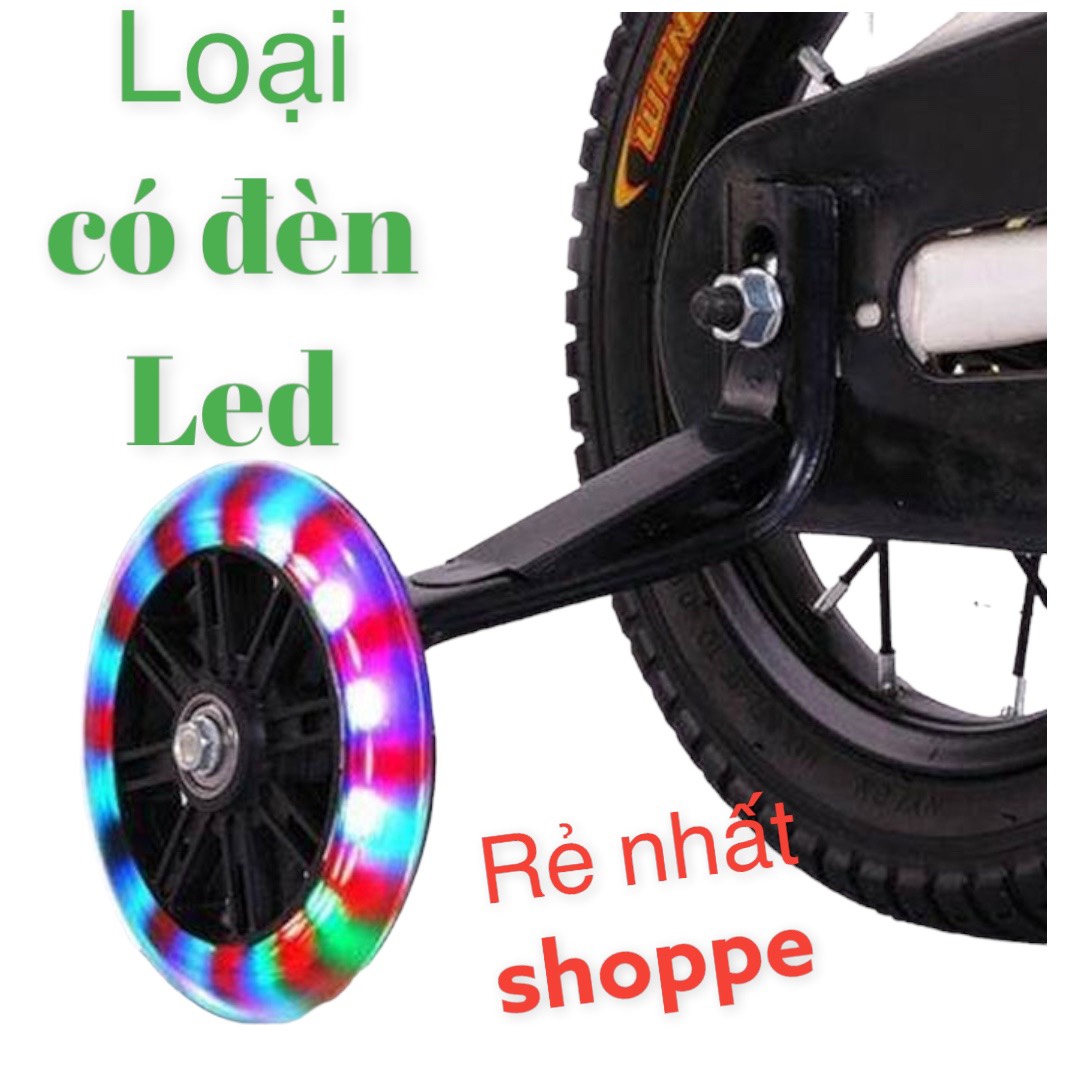Bánh phụ xe đạp trẻ em, bánh phụ xe đạp đầy đủ phụ kiện lắp đặt 12,14,16,18,20 inch