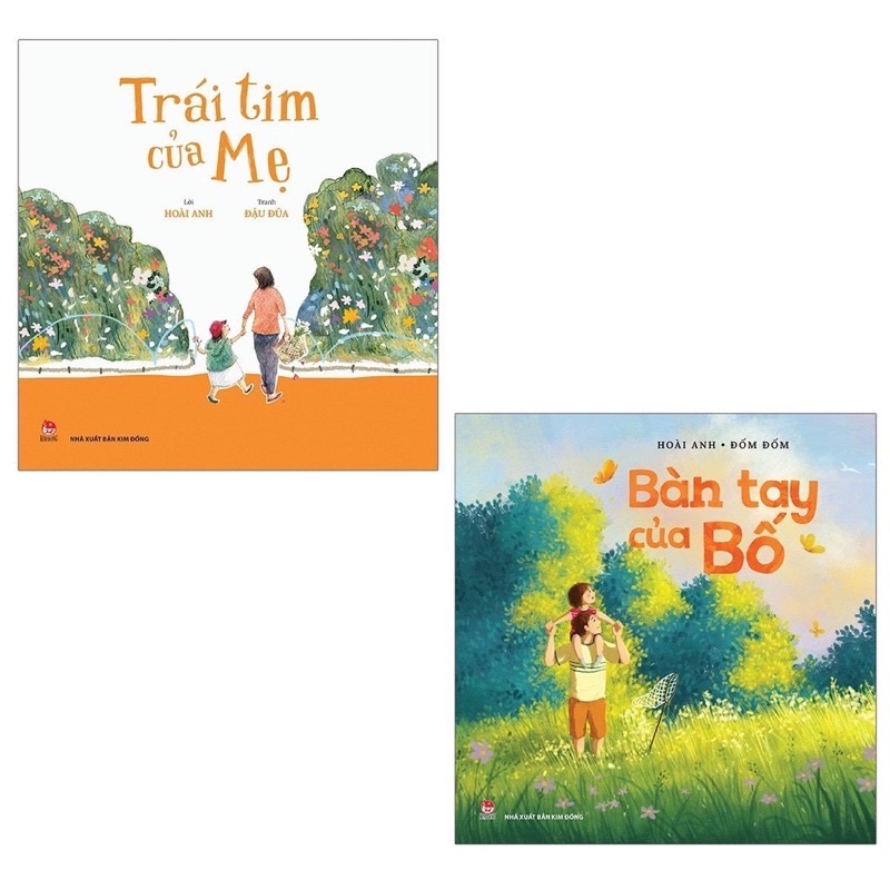 Sách-Combo bàn tay của bố + Trái tim của mẹ