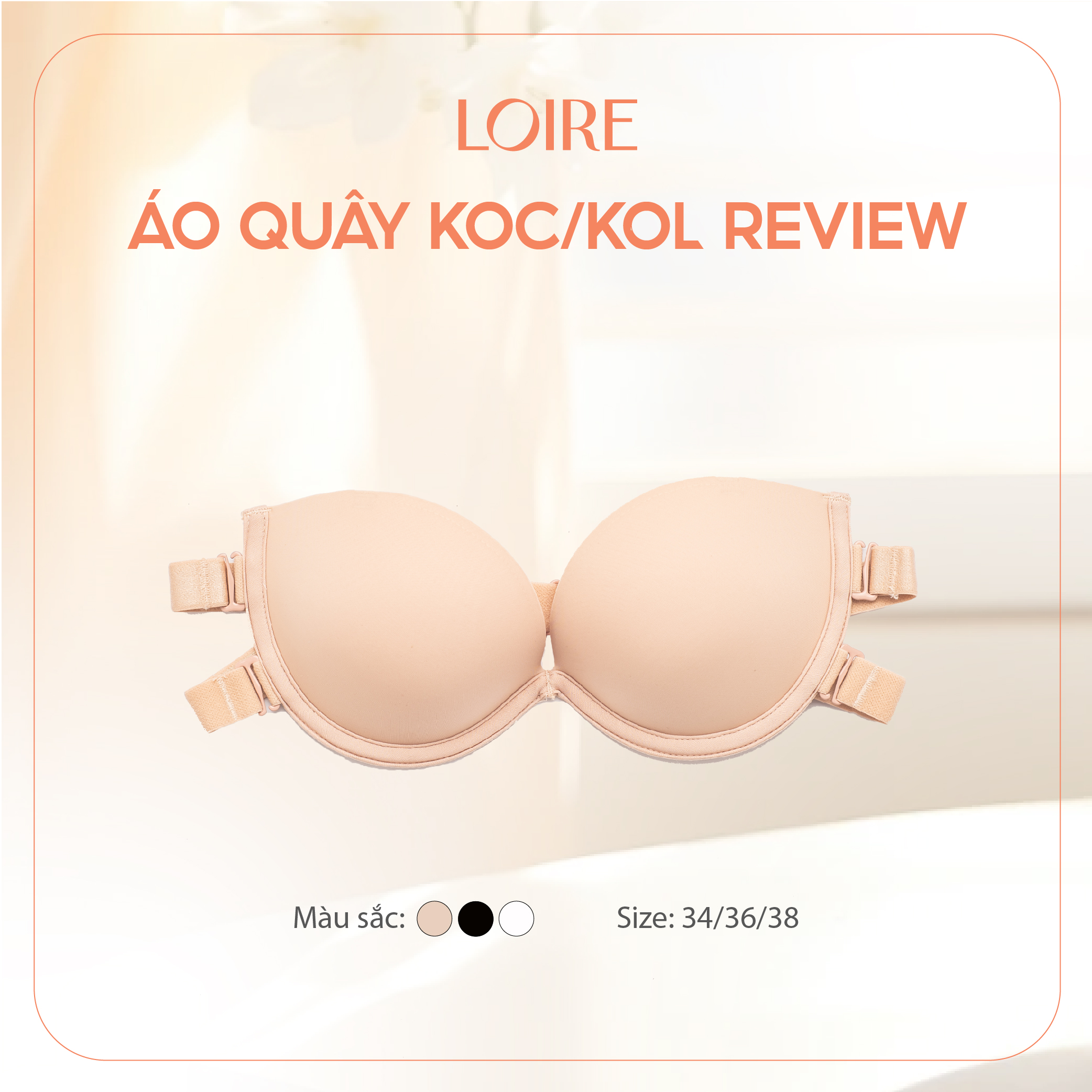 Áo Quây Nâng Ngực Đệm Dày LOIRE  BRQ06
