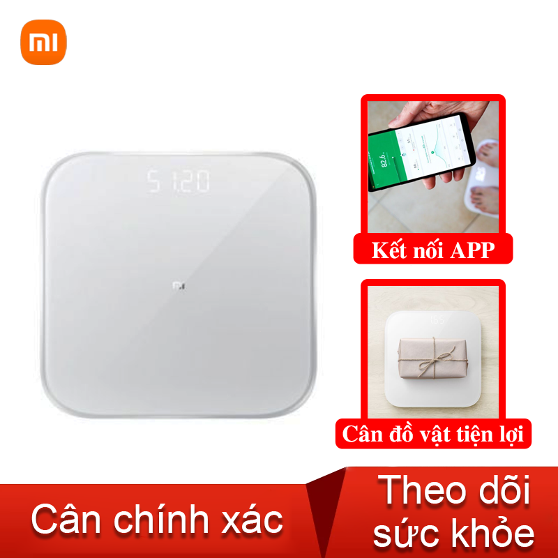 [MI Official-Bảo hành] Cân điện tử thông minh Xiaomi  Scale 2 Universal, kết nối bluetooth 5.0, cân 