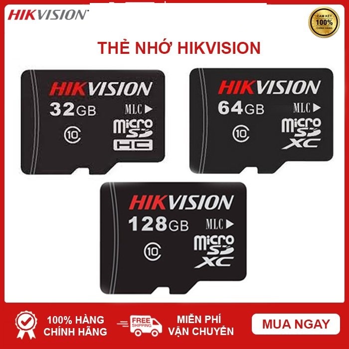 Thẻ nhớ Hikvision MicroSD 128G-64GB