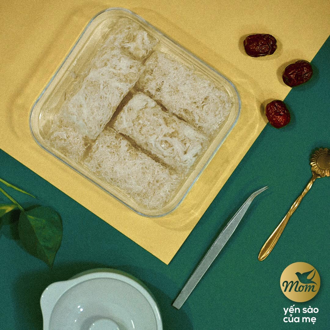 Chân-bụng yến tinh chế cao cấp - mom’s bird nest 100g