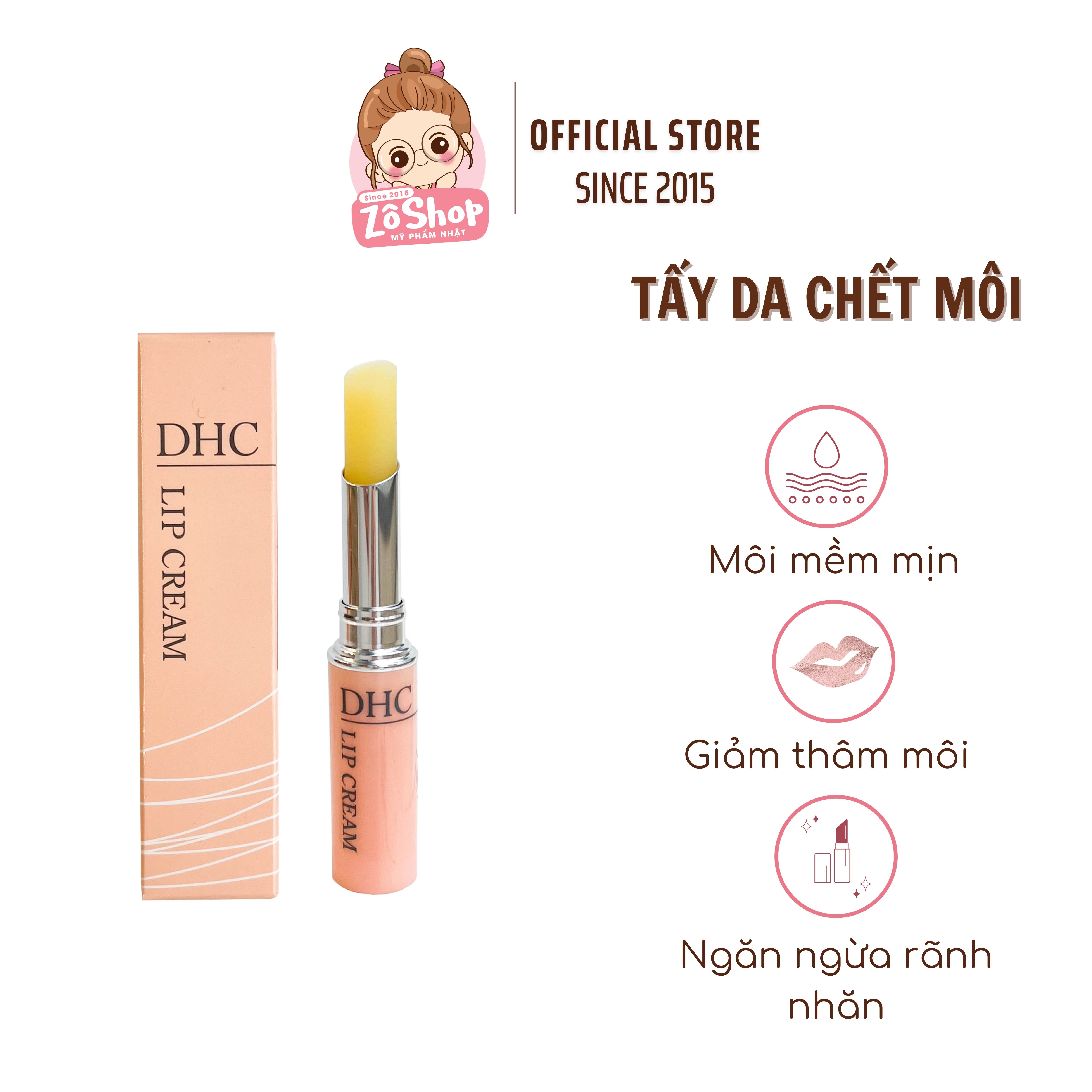 Son dưỡng ẩm môi - dhc lip cream