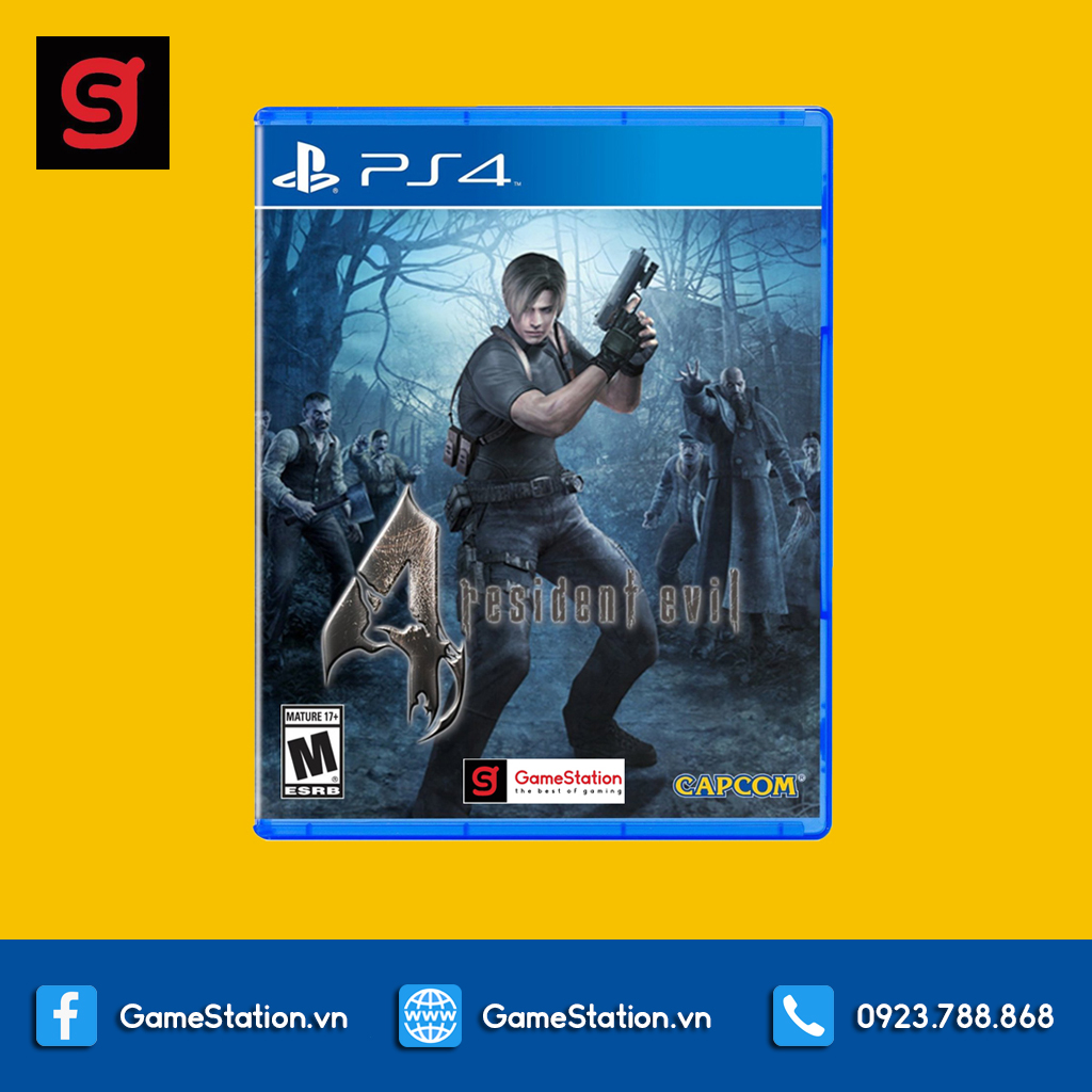 Đĩa Game PS4: RESIDENT EVIL 4 - hệ EU