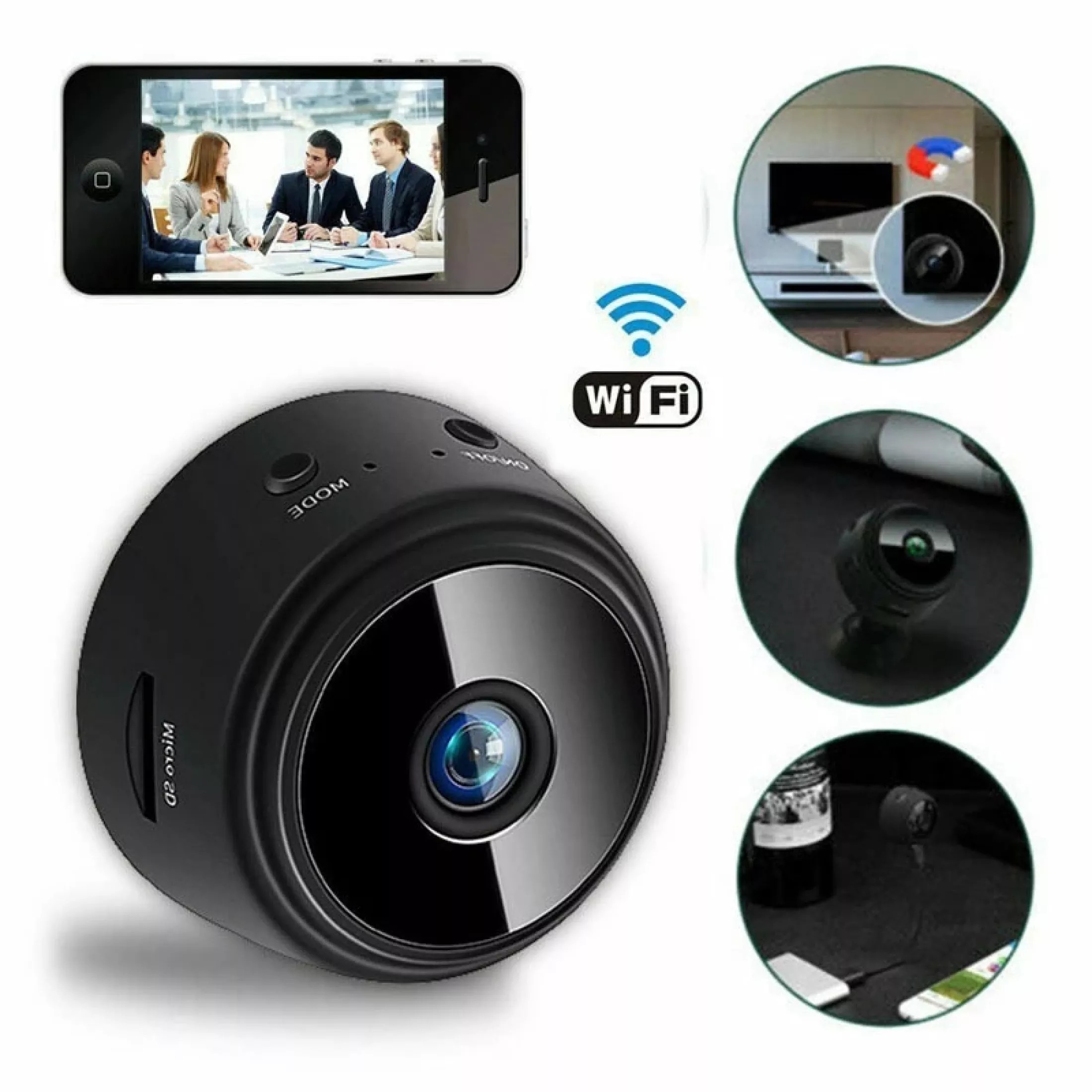 Camera Xoay 360 Độ Camera Quan Sát Từ Xa Giám Sát Gia Đình Qua Điện Thoại - Camera IP WIFI A9 MINI Quan Sát & Báo Động Góc Nhìn Rộng, Hồng Ngoại Trong Đêm & Phát Hiện Chuyển Động, Tăng cường nhìn trong đêm, Nhìn Rõ Trong Bóng Tối
