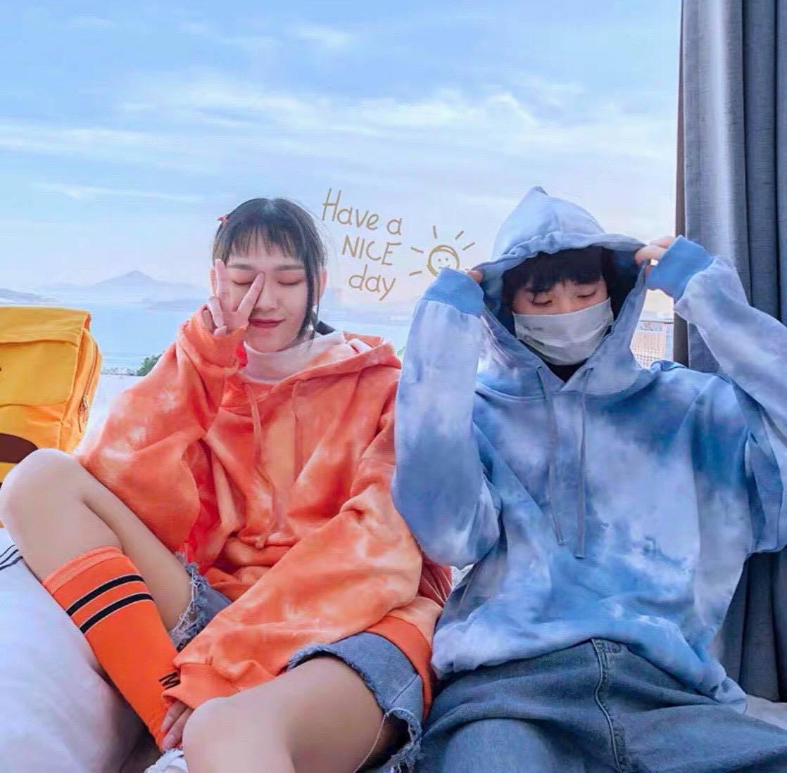 [HCM]Áo hoodies loang nam nữ phong cách couple năng động cực cuốn hút của đẹp độc 89
