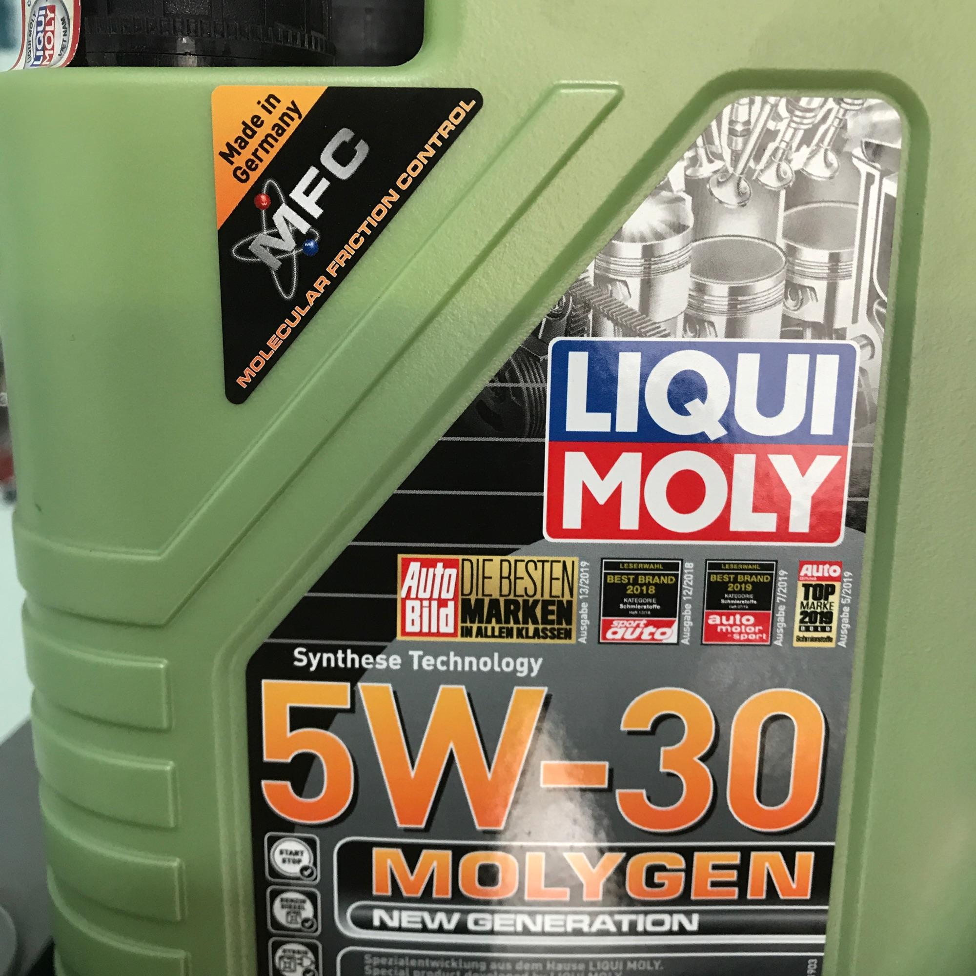 Nhớt tay ga liqui moly 5w30 molygen 1l cao cấp sử dụng cho nhiều dòng xe tay ga
