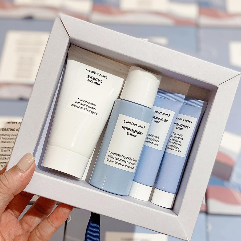[Comfort Zone Chính Hãng] Bộ sản phẩm chuyên cấp nước cho da, giúp da đủ độ ẩm trong 24h Comfort Zone Hydrating Journey