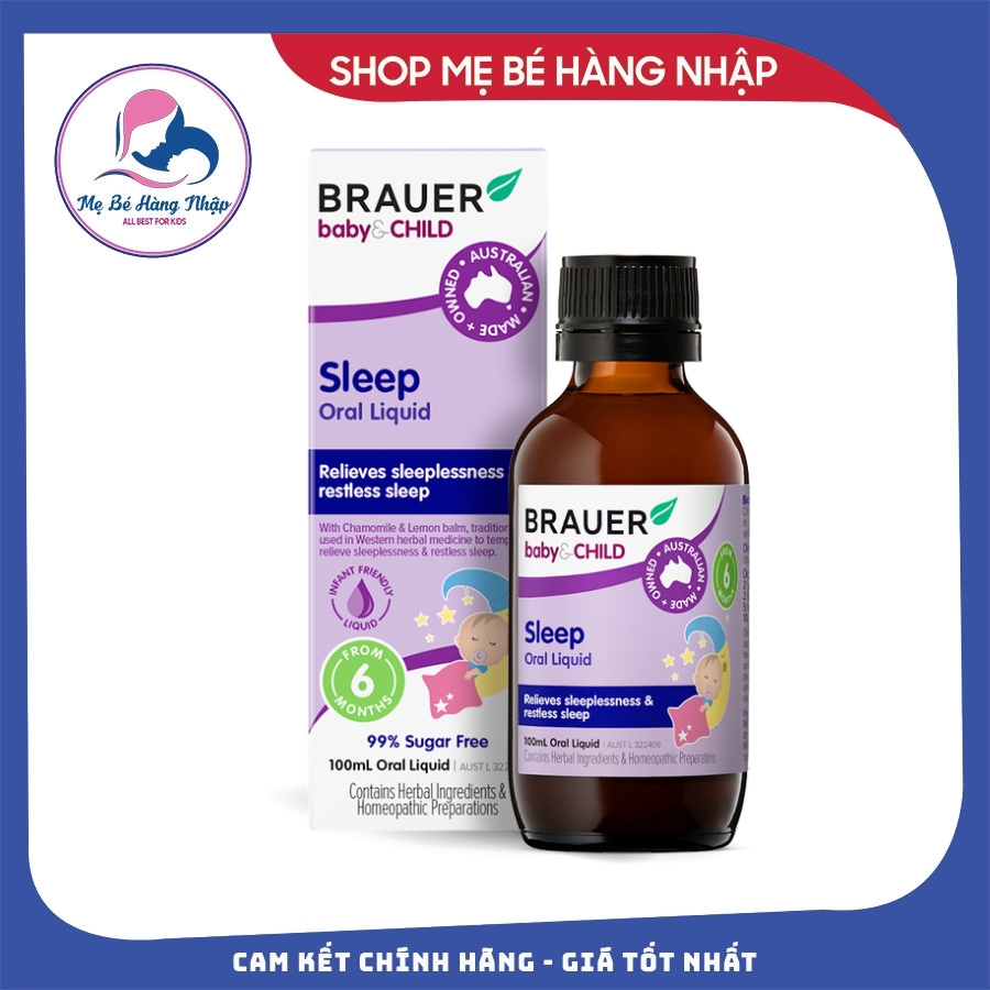 Siro giúp bé ngủ ngon Brauer Baby & Child Sleep 100ml