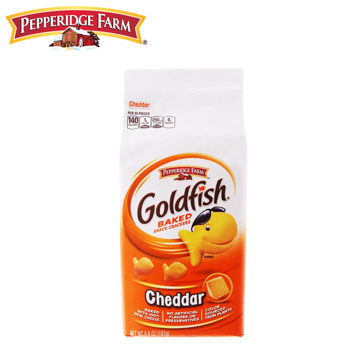 Bánh cá vị phô mai cheddar goldfish pepperidge farm 187 gram