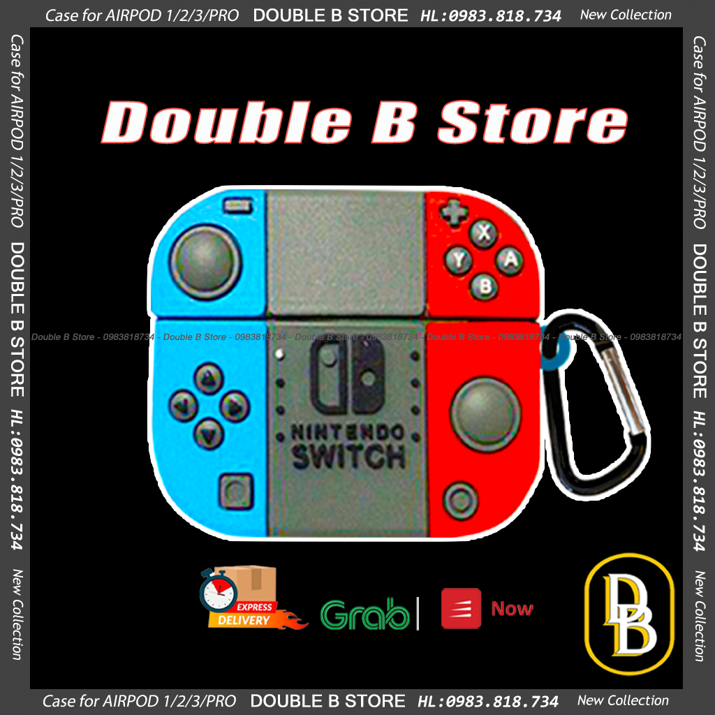 Case airpods 1/2/3 Pro máy chơi game - vỏ bảo vệ hộp đựng airpod 1/2 1007CAMCG