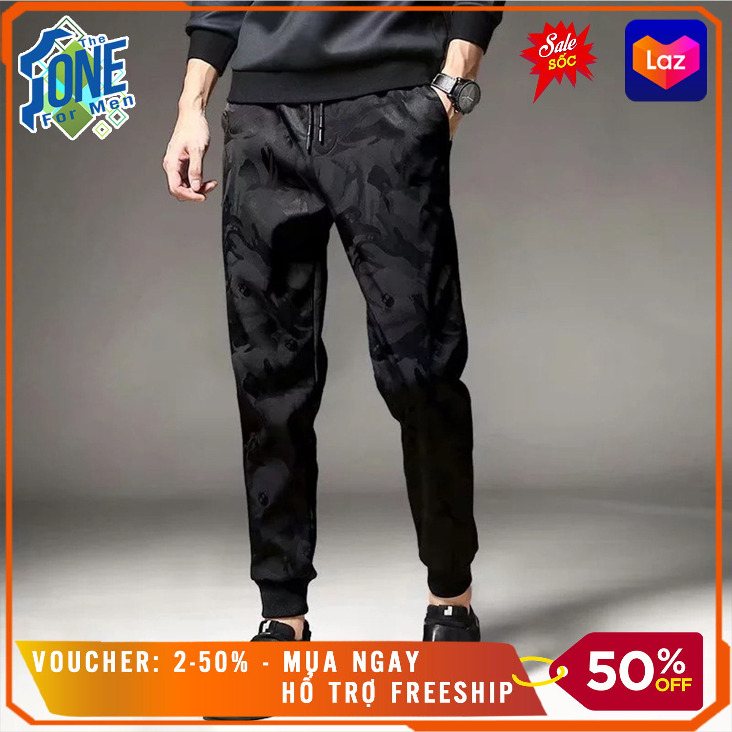 [HCM]Quần Jogger Nam Họa Tiết Arme Quần Jogger Thun Sport Phong Cách Trẻ Trung Năng Động Họa Tiết Rằn Ri - Co Giãn 4 Chiều Thoải Mái Thấm Hút Cực Tốt Mẫu Mới 2021