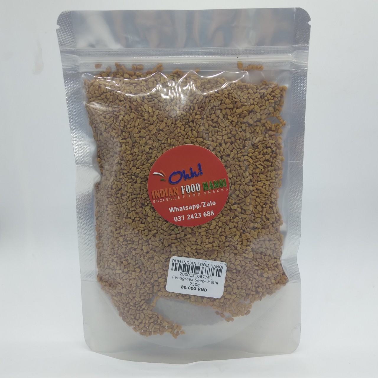 Ohh- Fenugreek Seed Methi 100g - Hạt cỏ cà ri - Indian spices