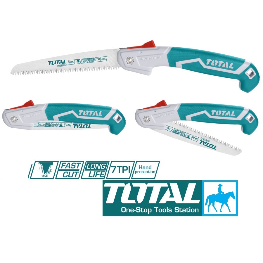Cưa tay dạng xếp 7inch 180mm total chính hãng thfsw1806 hfsw1808 thfsw18026