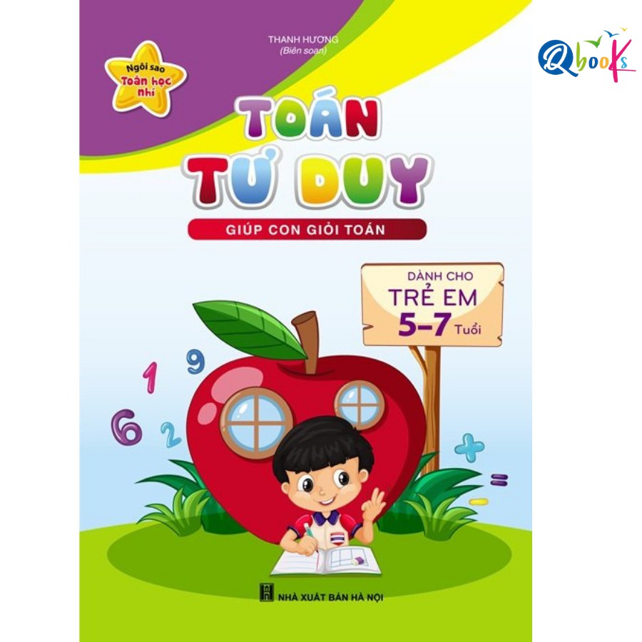 Sách - Toán Tư Duy - Dành cho trẻ em từ 5 - 7 tuổi (1 cuốn)