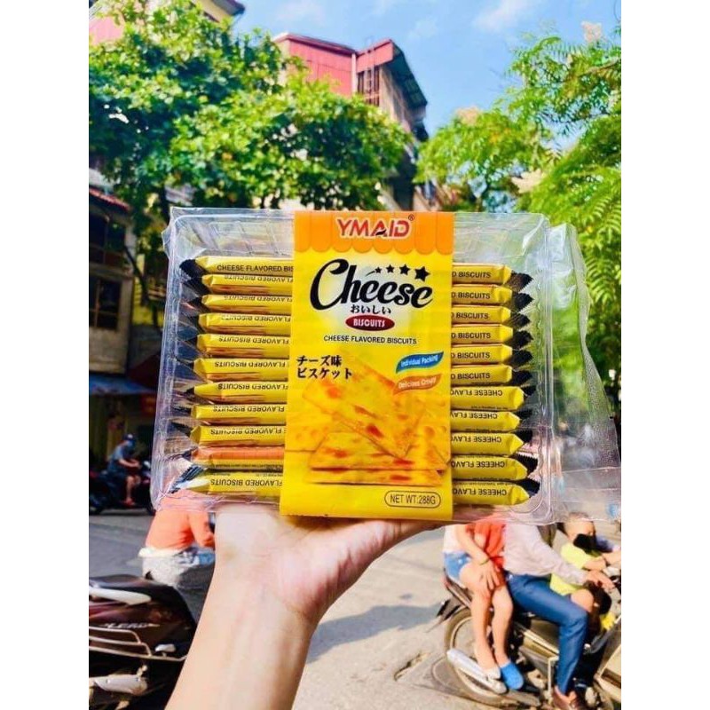 Bánh quy kem ymaid vị phô mai gói 288g
