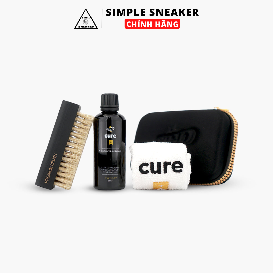 Crep protect cure kit 100ml chính hãng - simple sneaker - bộ kit vệ sinh giày thể thao chuyên dụng cao cấp