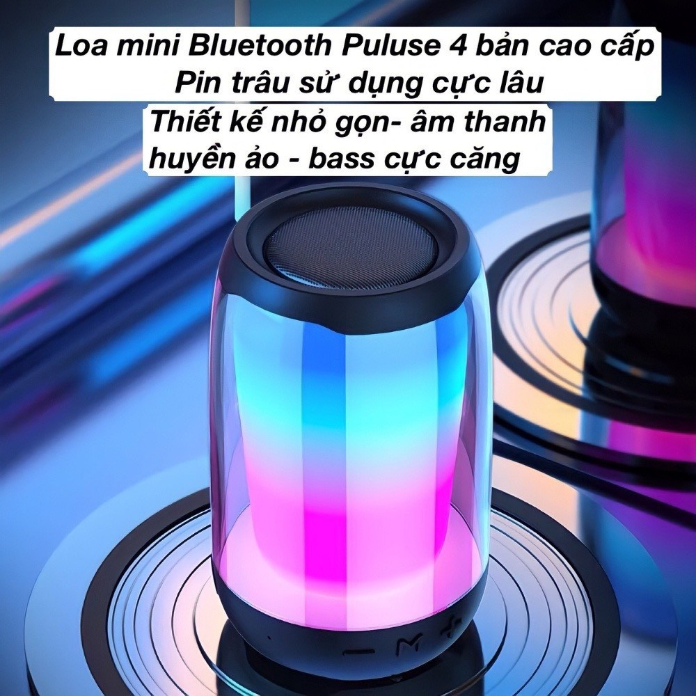 Loa bluetooth Pulse 4 Mini - Loa bluetooth mini Led theo nhạc-Loa JBL 2023.