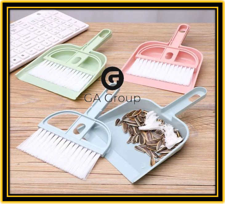 Bộ Chổi Và Đồ Hốt Rác Mini Cho Bàn Phím Máy Tính
