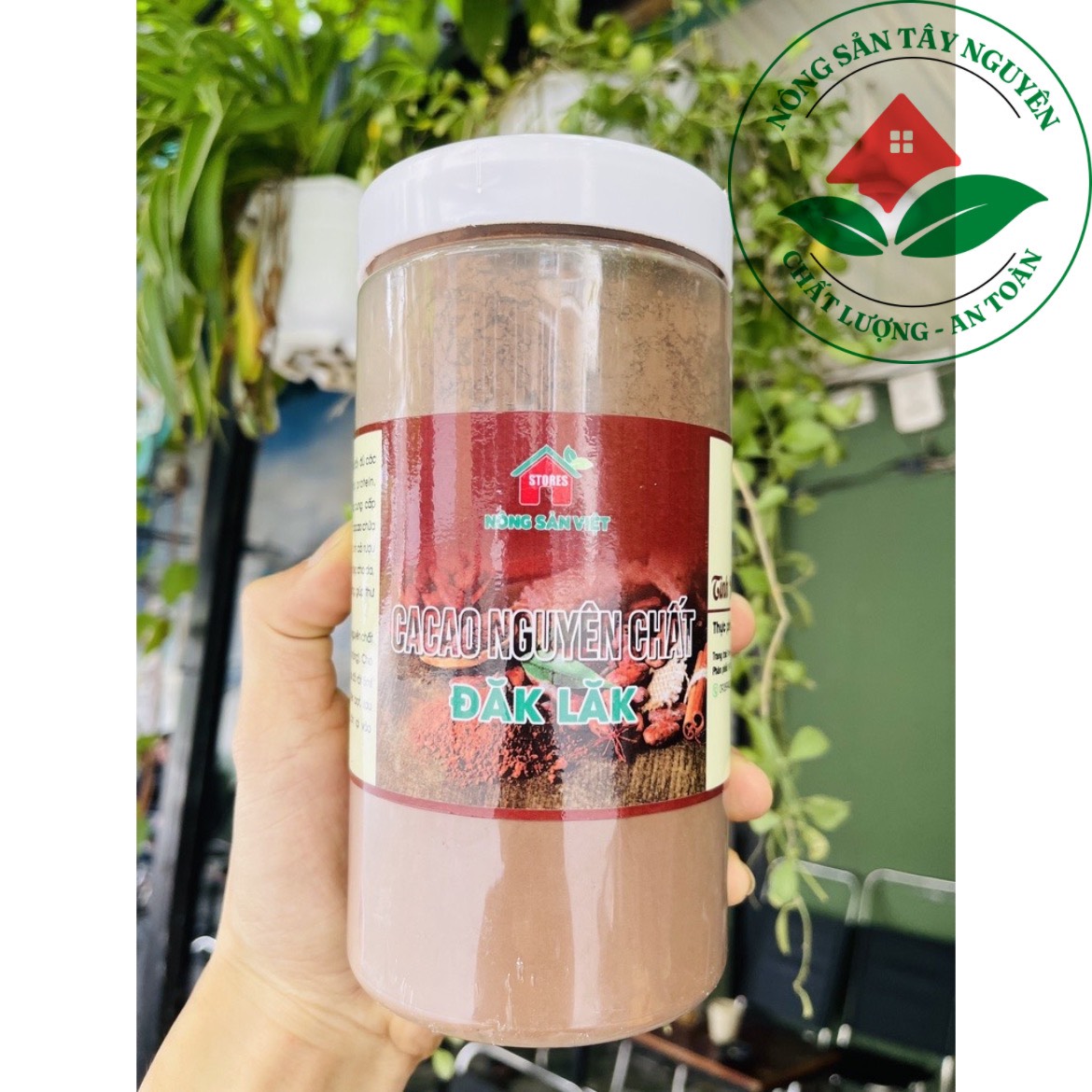 Bột cacao nguyên chất đăk lăk loại 1 hộp 500gr