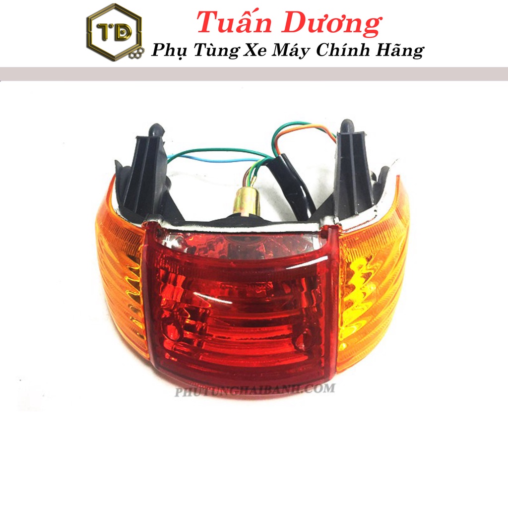 Cụm đèn hậu wave anpha nhỏ - nguyên bộ đèn hậu wave nhỏ, wave zx , wave thái hàng đẹp chuẩn zin
