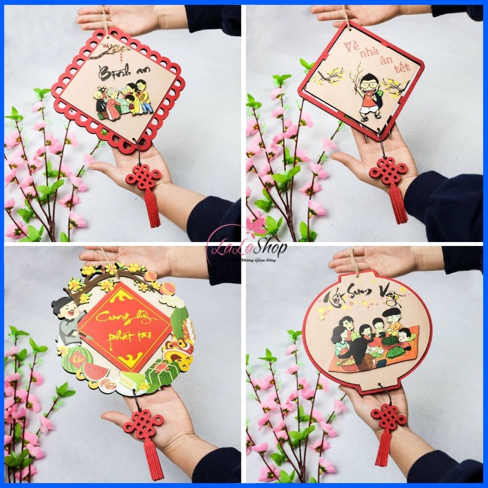 [Tặng đinh treo] Bảng gỗ decor Bảng gỗ treo cửa Bảng gỗ trang trí TẾT Phúc Lộc Thọ chúc mừng năm mới có móc treo, Wellcome, Toilet, Wc nhiều mẫu giá rẻ - Gỗ treo cửa decor bảng treo toilet trang trí